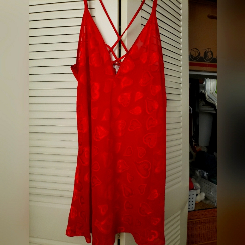Nightgown with Hearts All Over